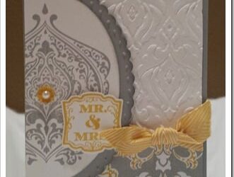 Oh so pretty wedding card