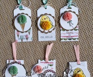 Spring into Honeycomb Happiness Gift Tags