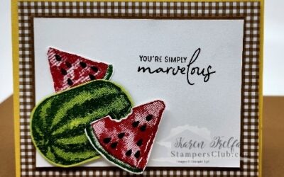Juicy Creativity: Watercolor Melon Madness for Makin’ it Monday!