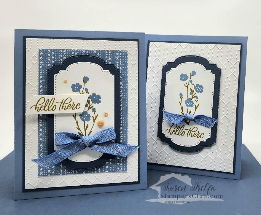 softly sophisticated greeting cards same layout stepped up