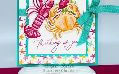 How to create a quick card using Friends of the Ocean Designer Series Paper