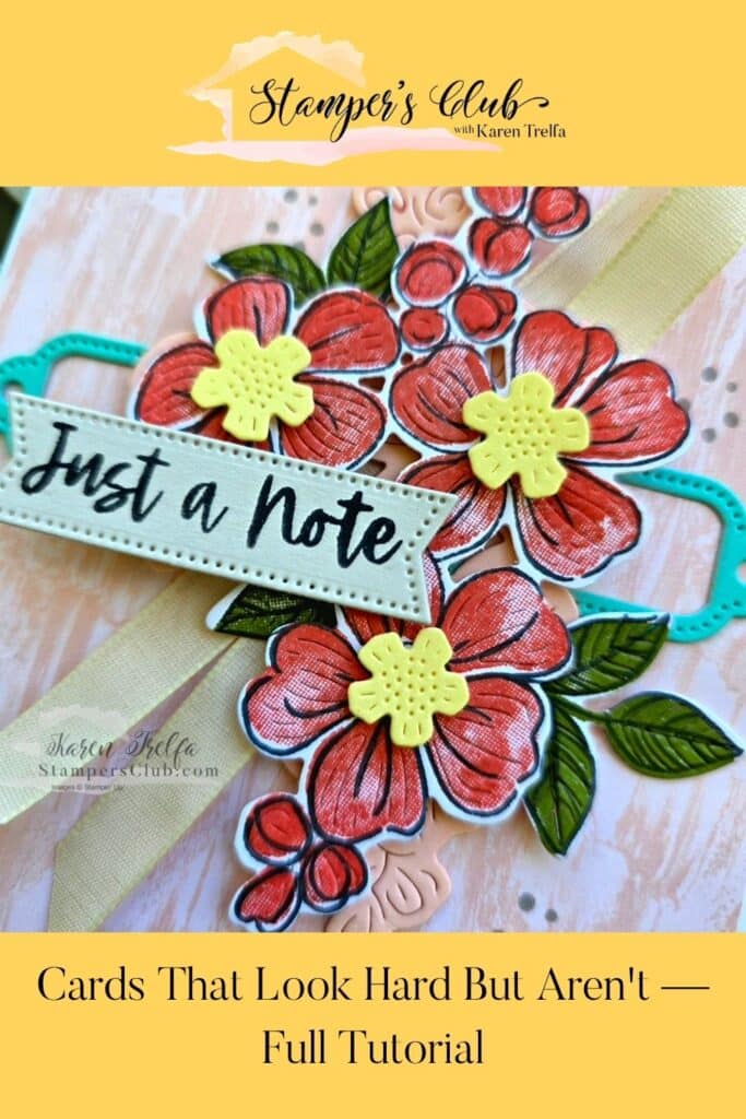 Fragrant Layers WOW card tutorial