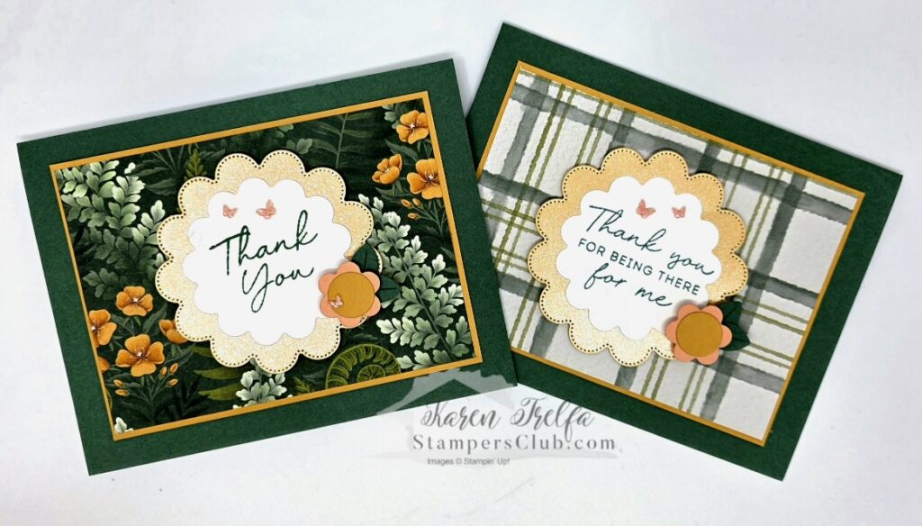 Scalloped Card That Looks Hard to Make — 6 Easy Steps | Scalloped Blooms Bundle